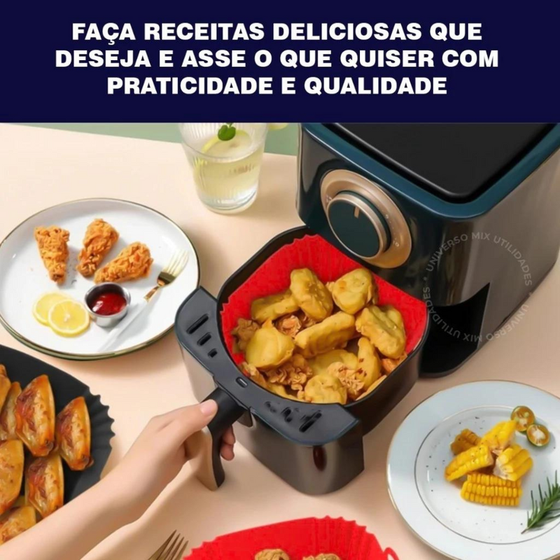 Forma de Silicone para AirFryer Splêndida [PROMOÇÃO: OFERTA VÁLIDA ATÉ HOJE]