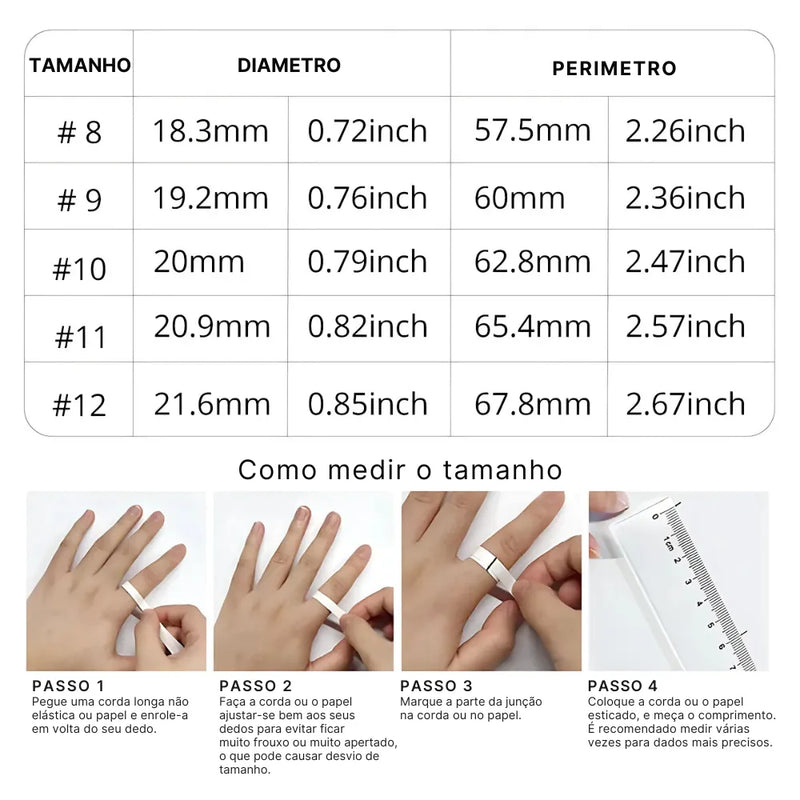 Anel Inteligente VITA Ring - A Prova D'Aguá -  Original