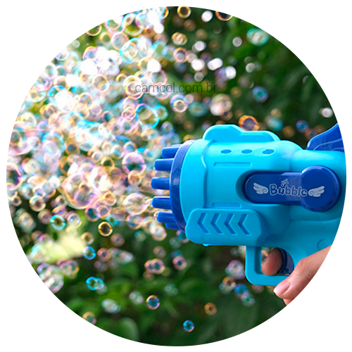 Bubble Gun - Super Máquina de Bolha de Sabão