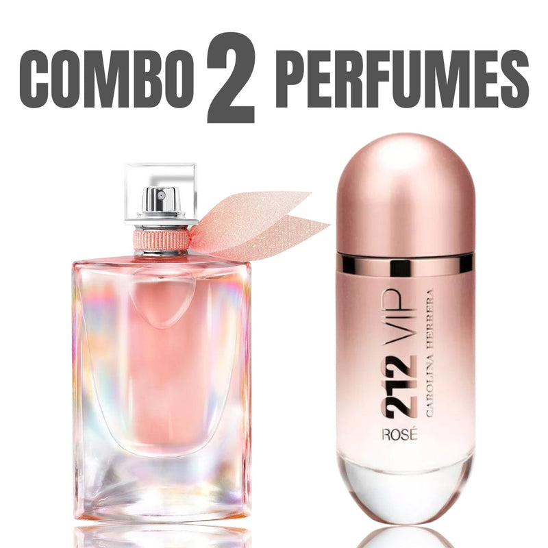 Combo La Vie + 212 Vip Rosé - Frete Grátis - Envio Imediato