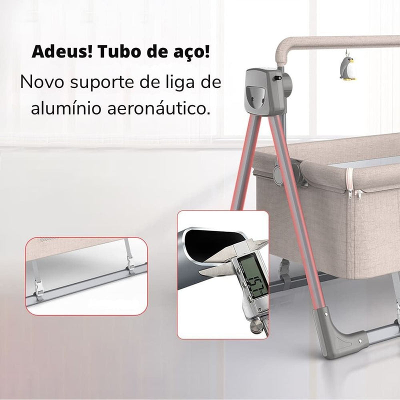 Berço Dobrável Elétrico Automático BabyStation